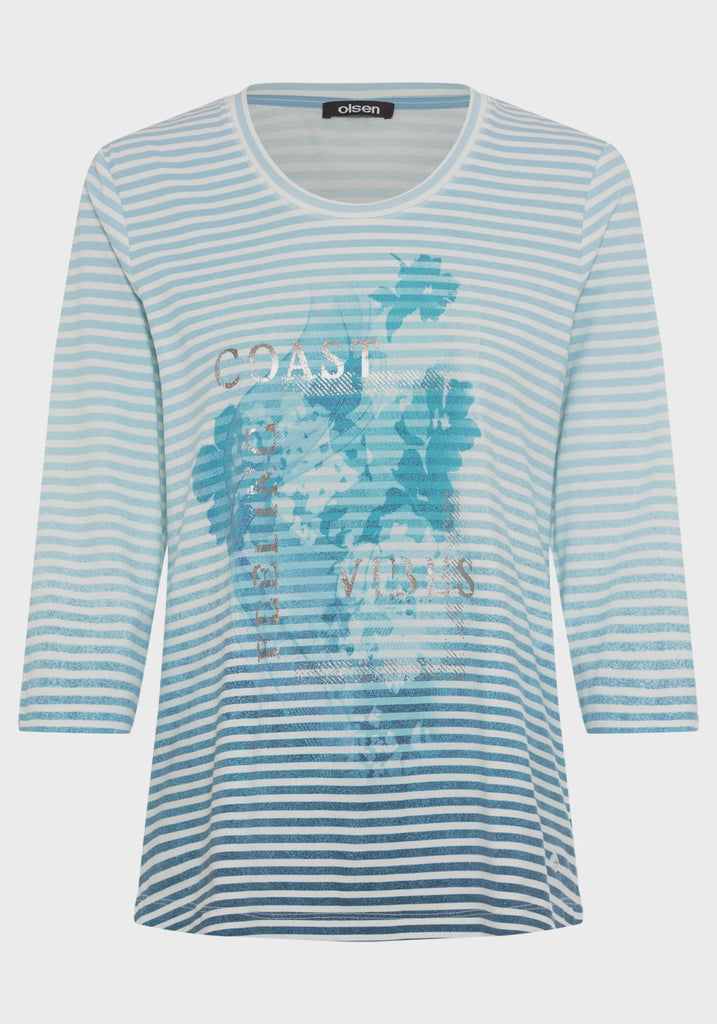 Coast Vibes Hannah Striped Long Sleeve Top