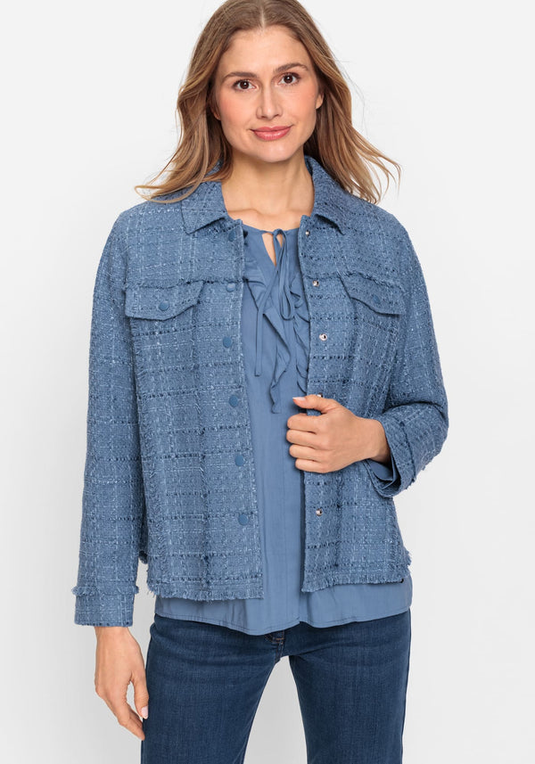 French Flair Short Woven Jacket