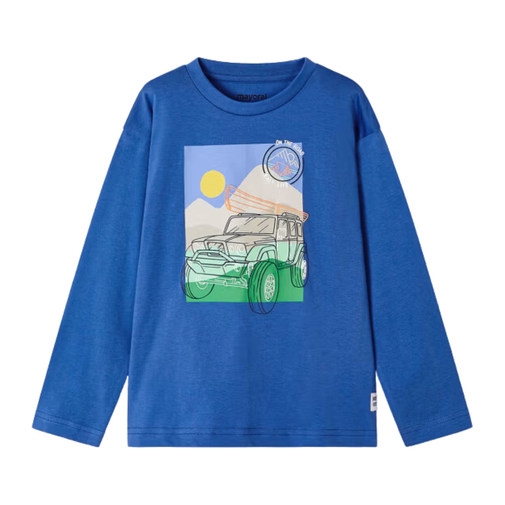 Graphic Long Sleeve Top Boys 3027