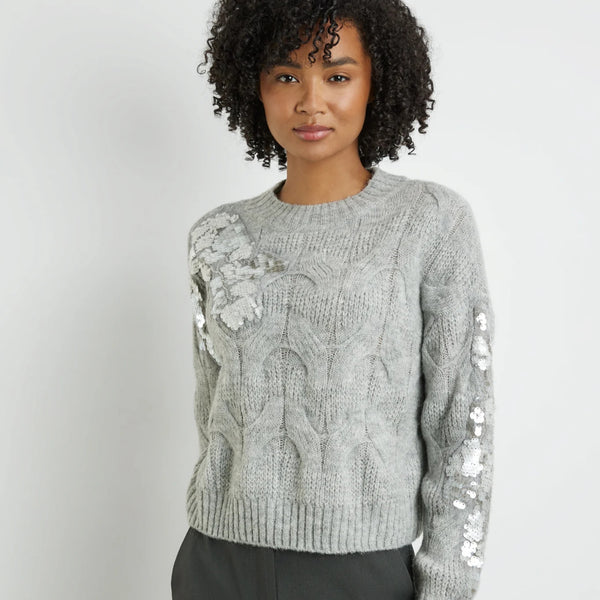 Cable Grey Jumper