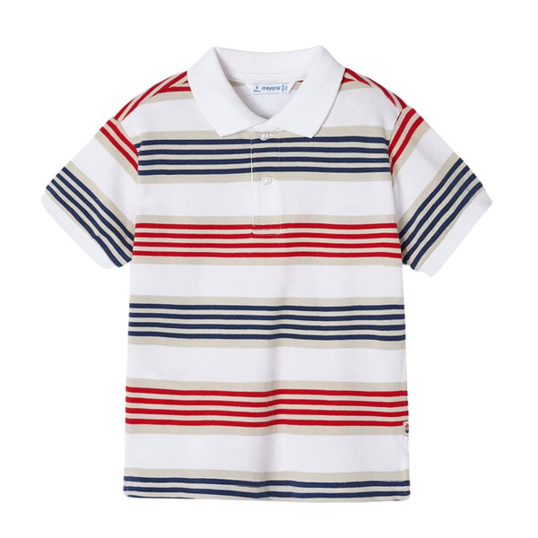 Boys Striped Polo Shirt 3108