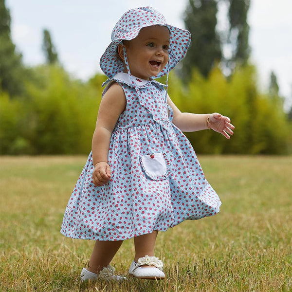 Strawberry Printed Sleeveless Dress