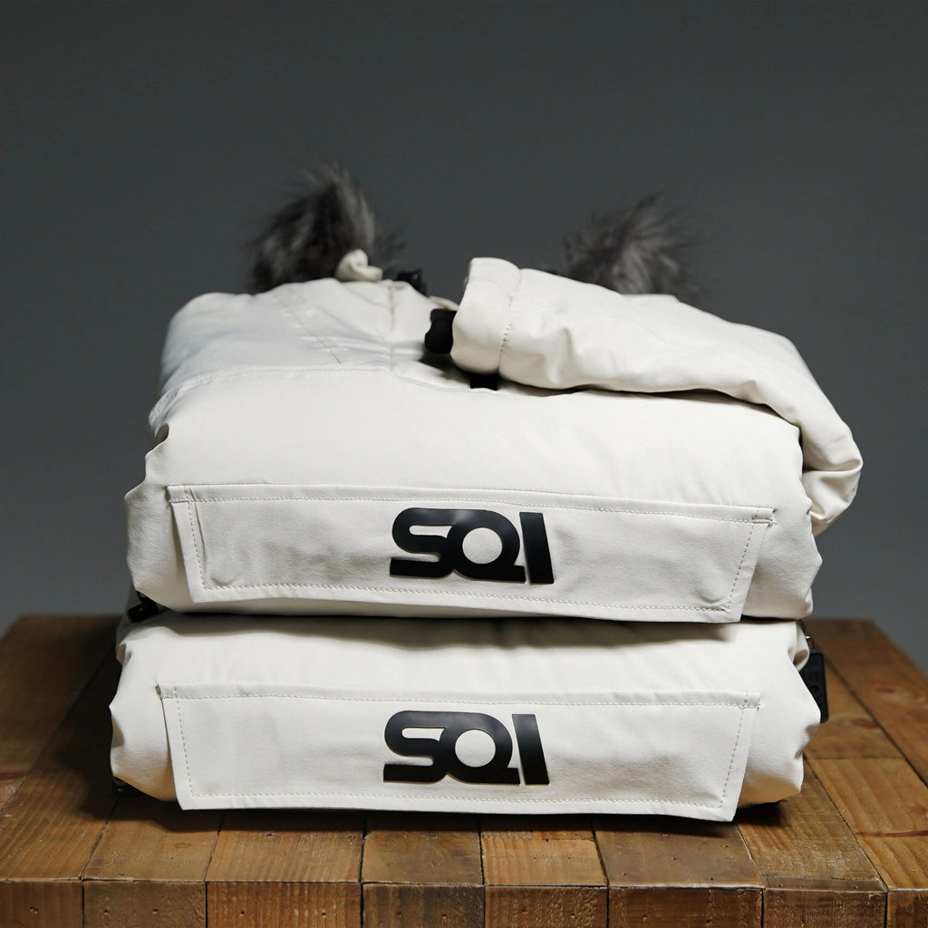 SQI WHITE SKI JACKET