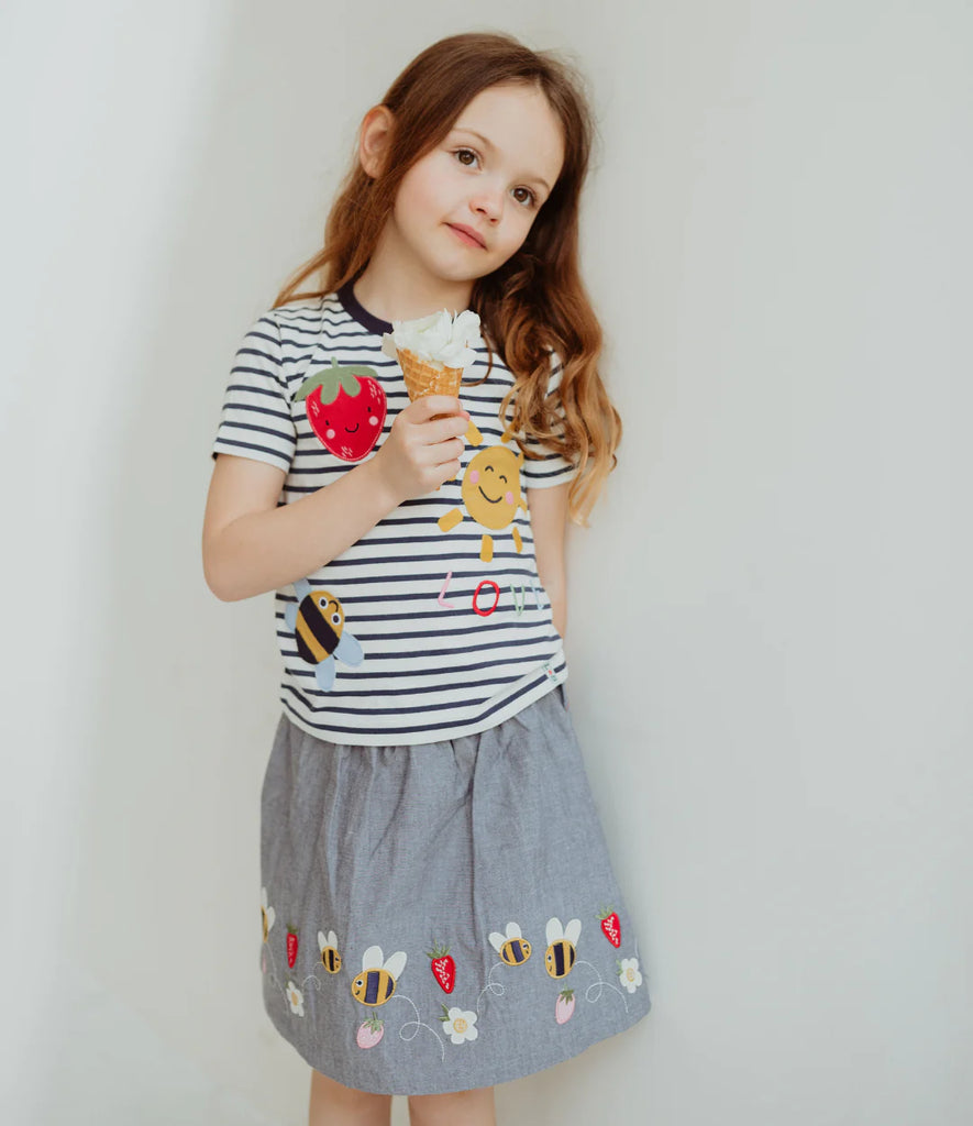 Busy Bee Applique Skirt