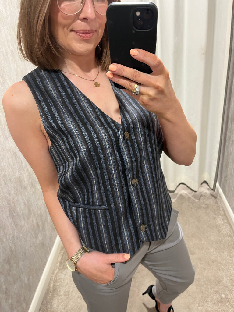 Costa Mani Charlize Striped Vest