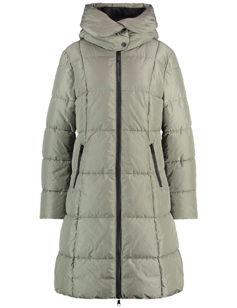 Diamonds & Jade Long Padded Coat