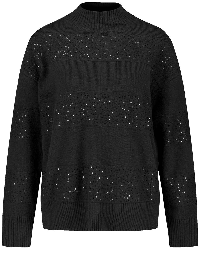 Gerry Weber Sequin Embellished Knitted Jumper