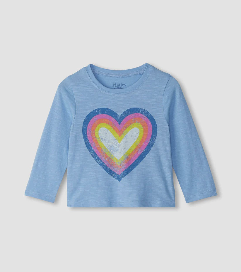 HATLEY-Big Groovy Heart Long Sleeve Top