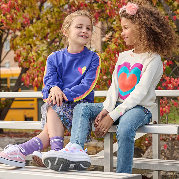 HATLEY- Rainbow Crossover Sweatshirt STYLED