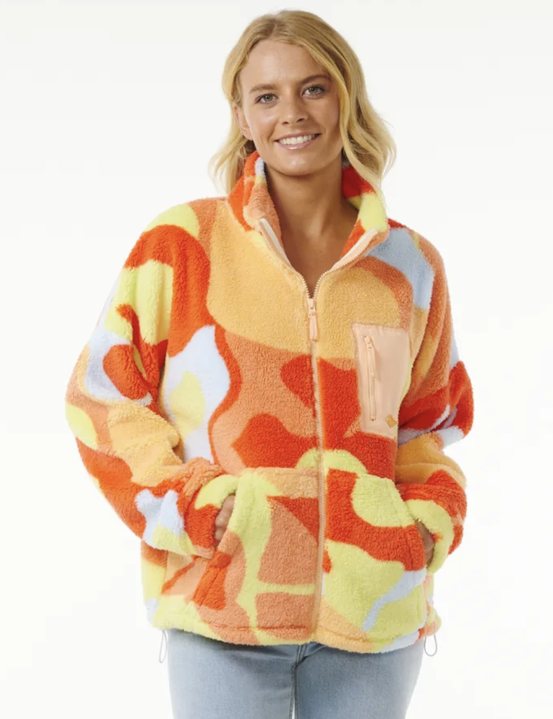 High Tide Polar Fleece Bright Red Front