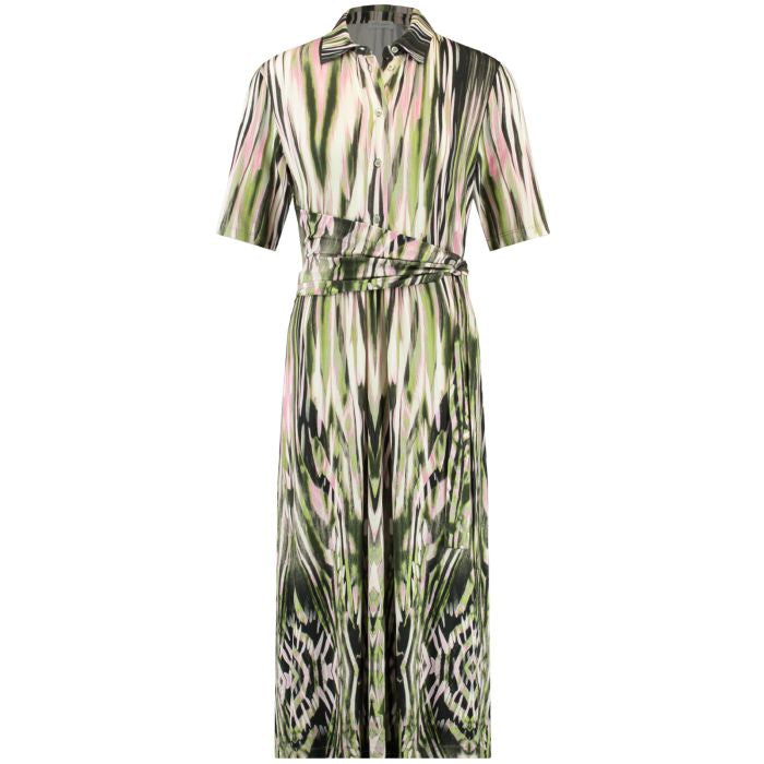 Expressive Nature Collared Dress