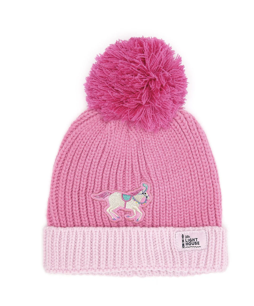 Bobbie Hat Pink Horse