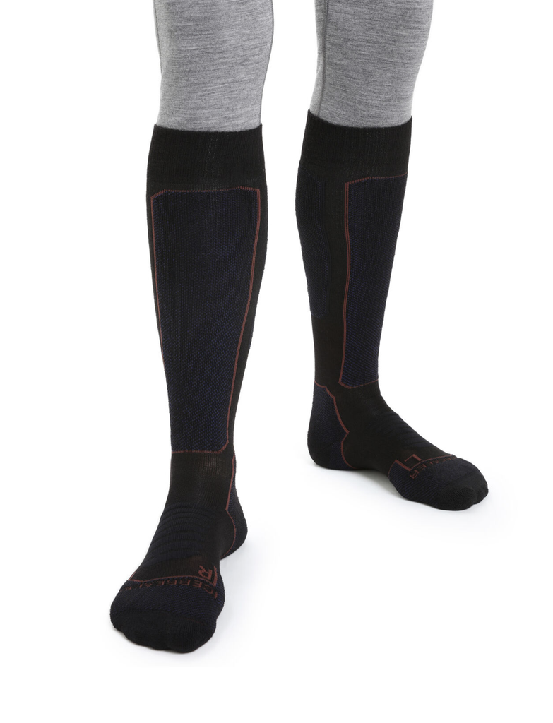 MENS MERINO SKI + MEDIUM OVER THE CALF SOCKS