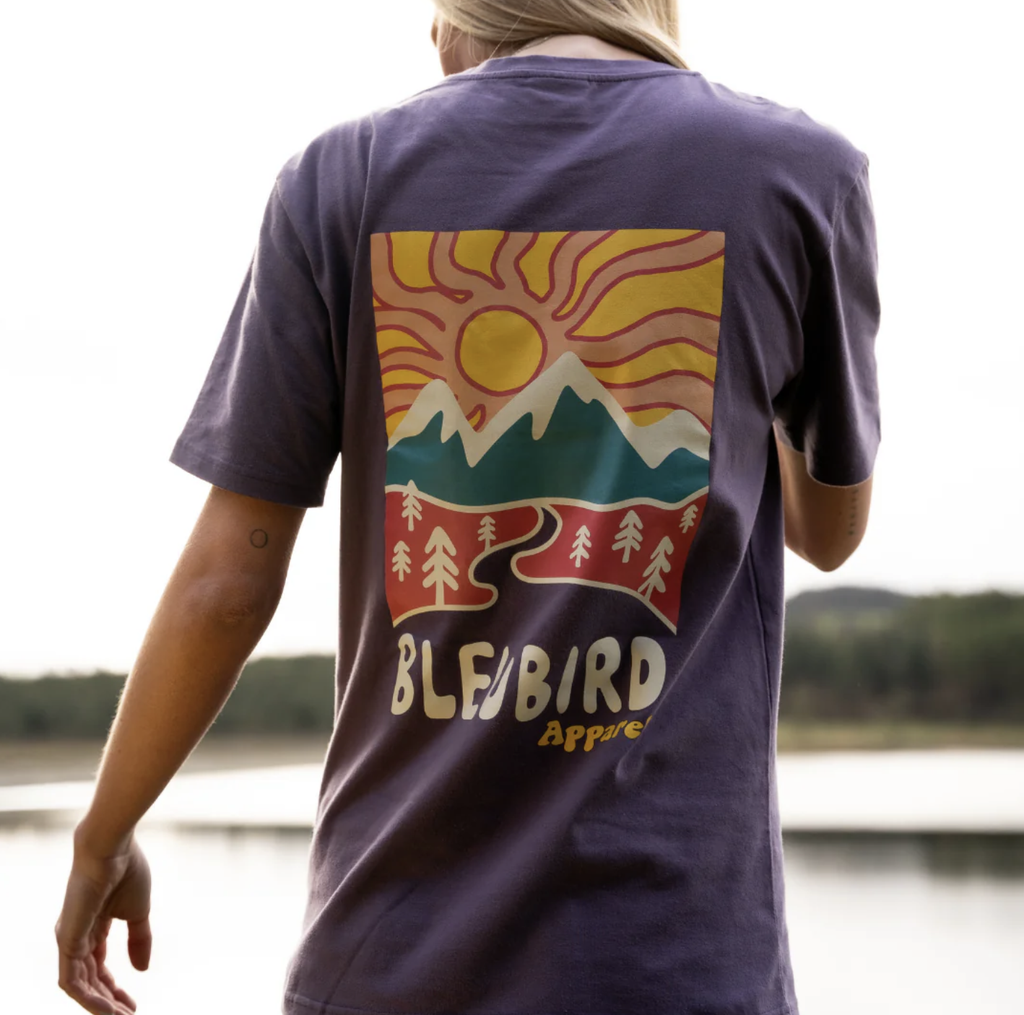 Road Out Tee - Plum