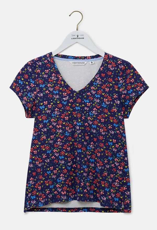 Ladies Ariana T-Shirt Multi Floral