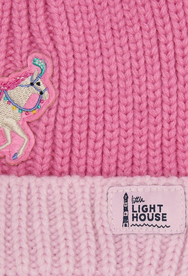 Bobbie Hat Pink Horse