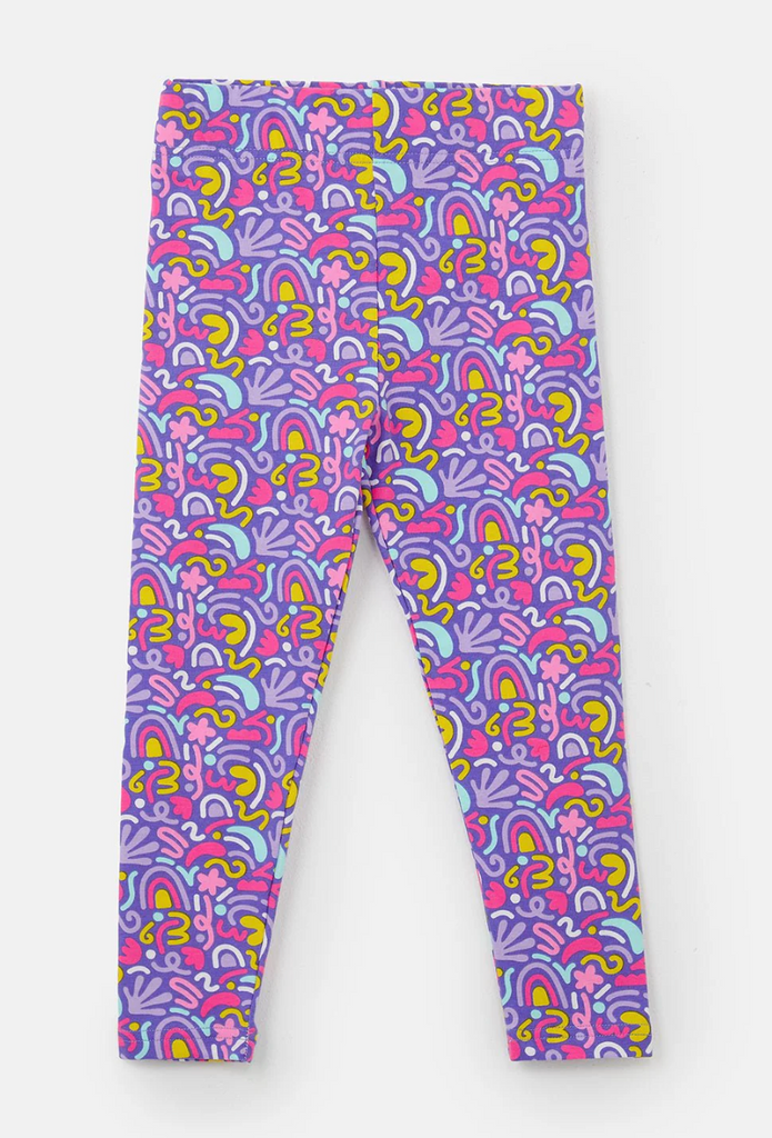 Mollie Leggings Abstract Print