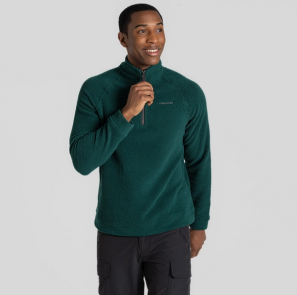 Men's Karlton Half Zip Fleece - Dark Vividian