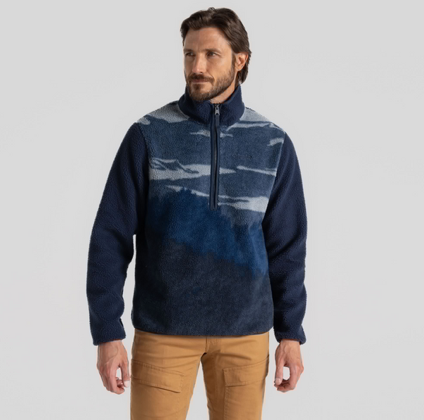 Men's Hathers Half Zip Fleece