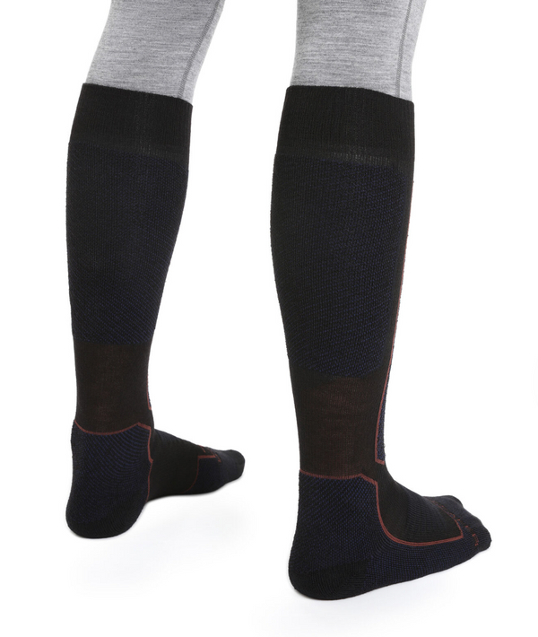 MENS MERINO SKI + MEDIUM OVER THE CALF SOCKS