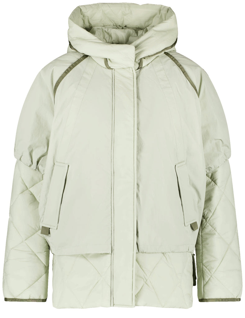 TAIFUN-Diamonds & Jade Hybrid Shell/Quilted Jacket