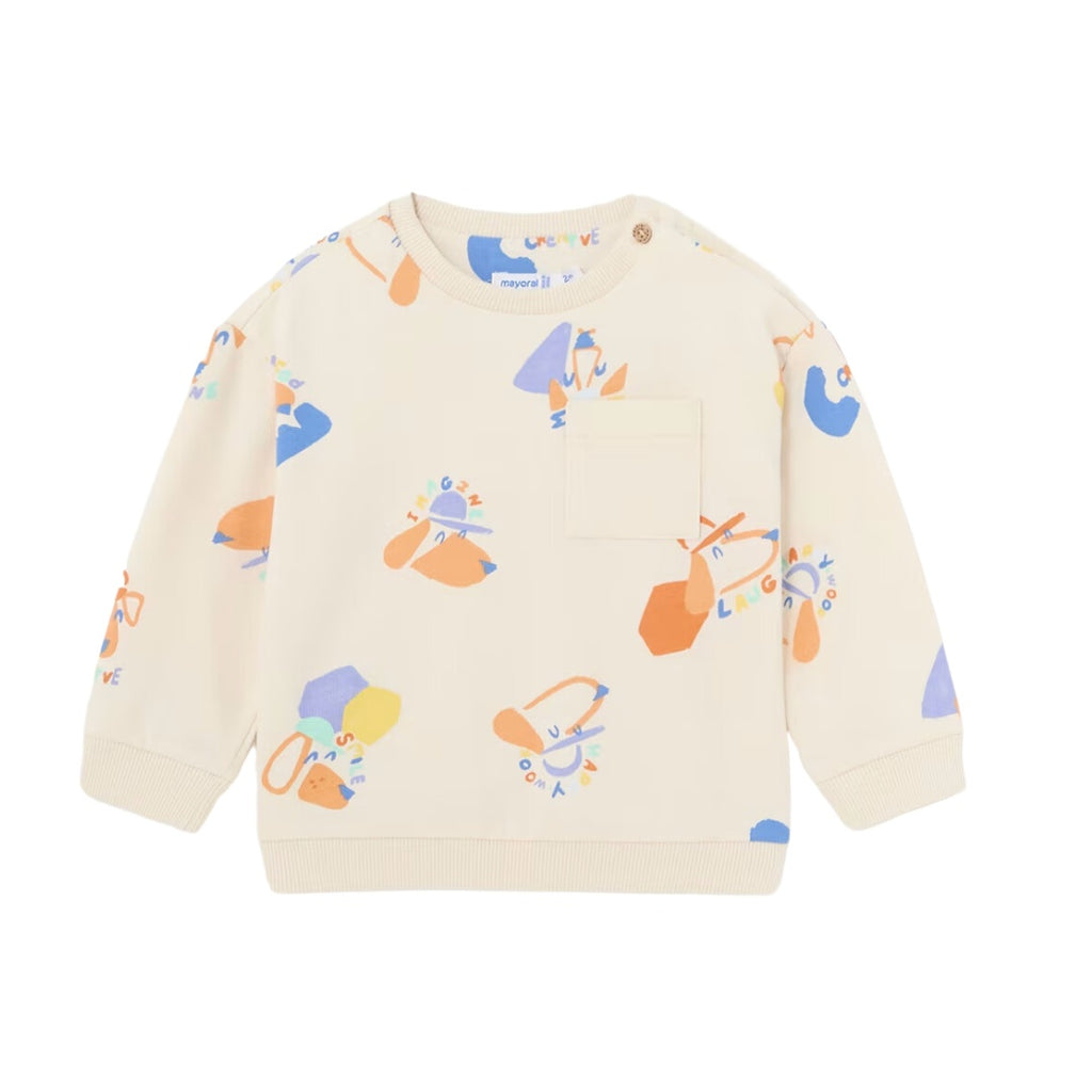 Baby Boys Printed Sweater