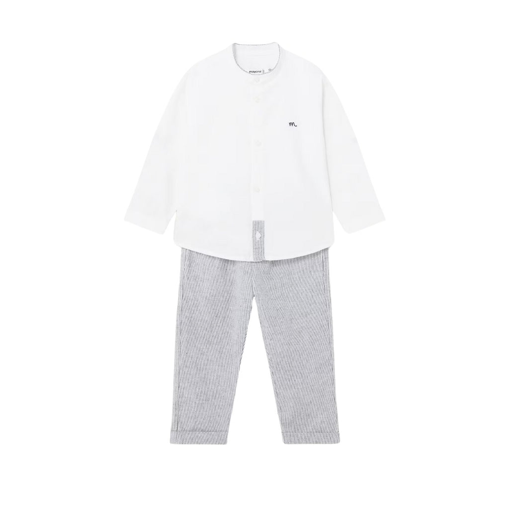 Baby Boys 2 Piece Linen Set 1555