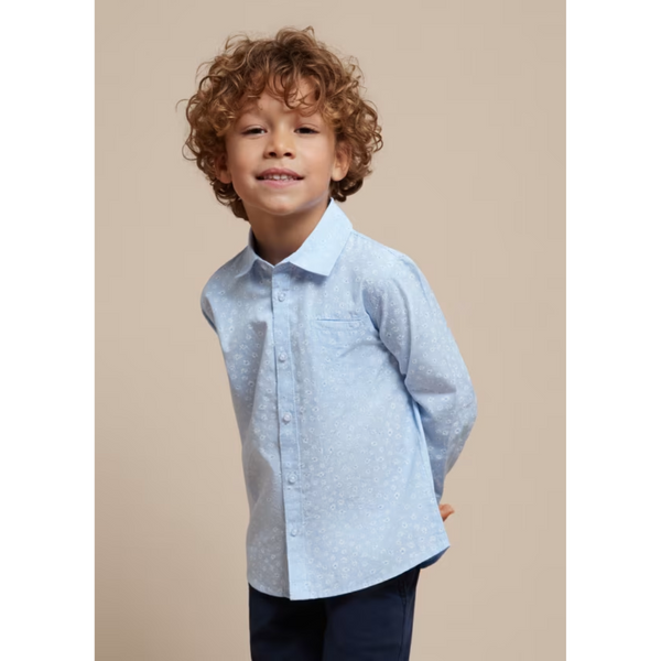 Boys LS Printed Shirt 3124