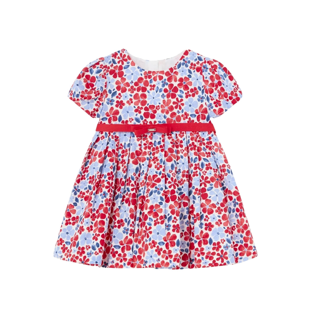 Baby Girls Satin Print Dress