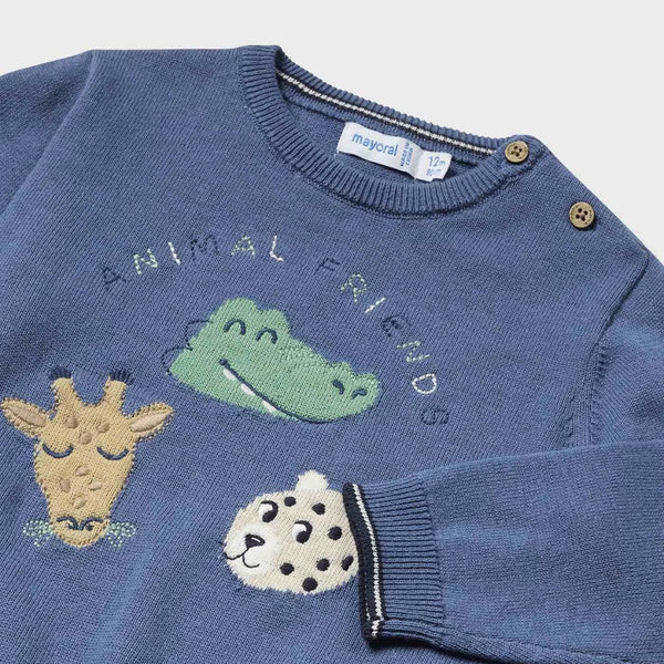 Baby Boys Intarsia Jumper