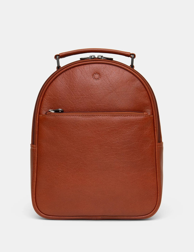 Sloane Brown Leather Backpack