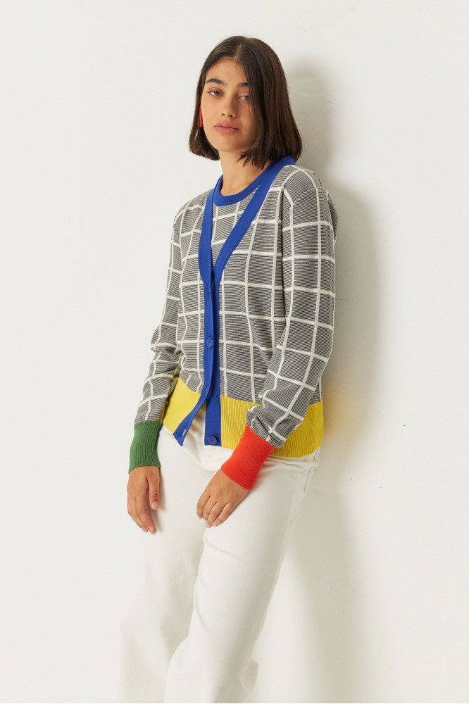 ALIZE-GOTS CARDIGAN / Multicolour