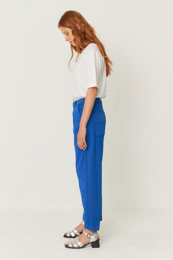 AMATA TROUSER / Indigo Blue