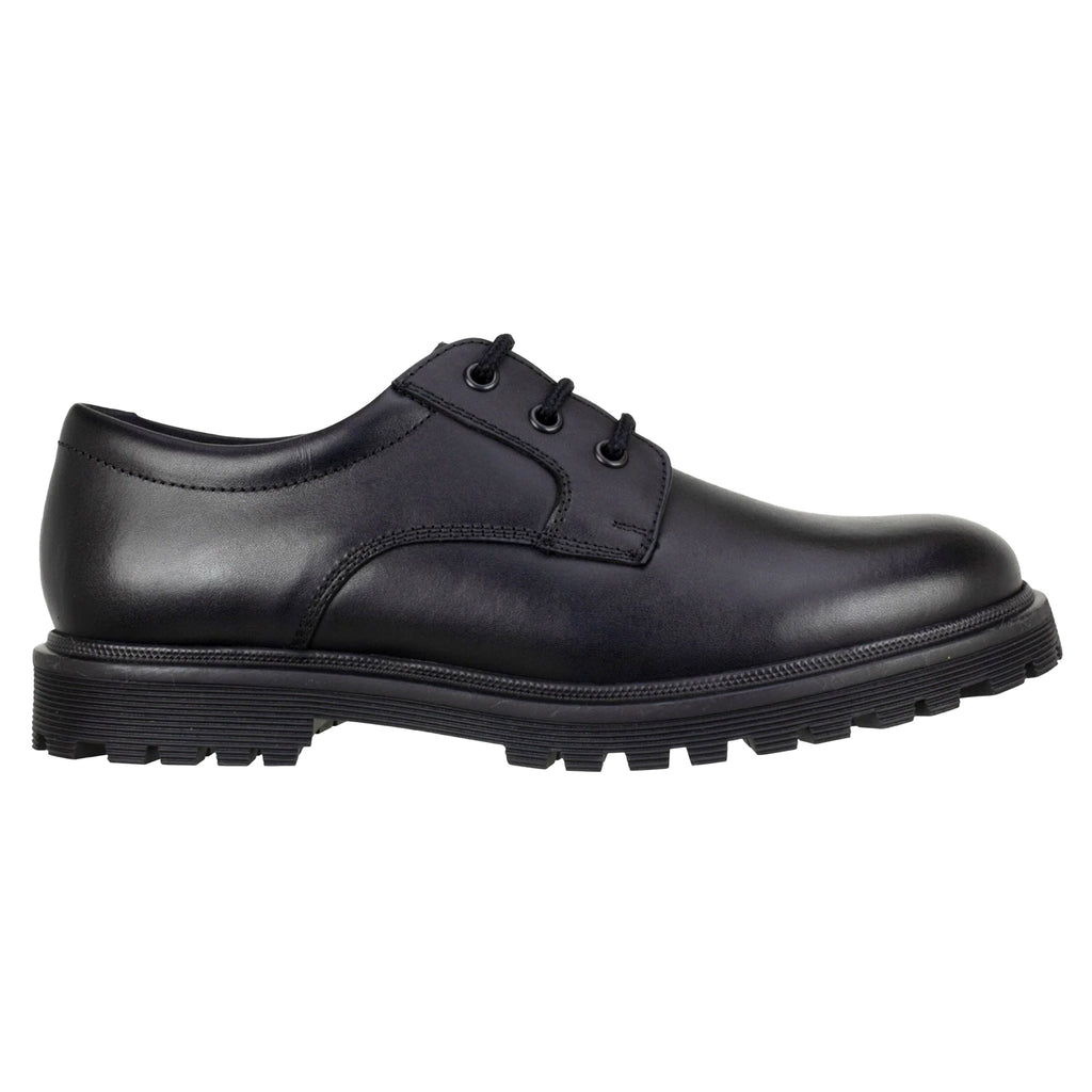 Bailey Black Leather Lace Up Shoe