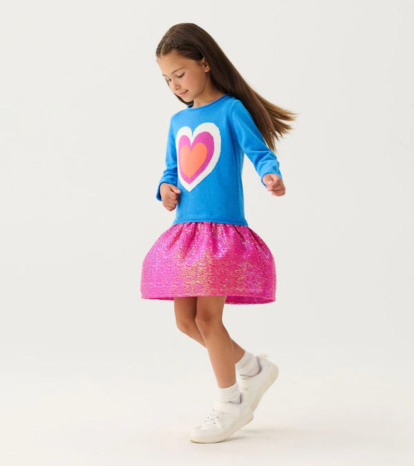 hatley-Hearts Dropped Waist Sweater Dress-model