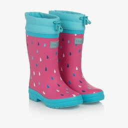 Tiny Drops Sherpa Lined Rain Boots