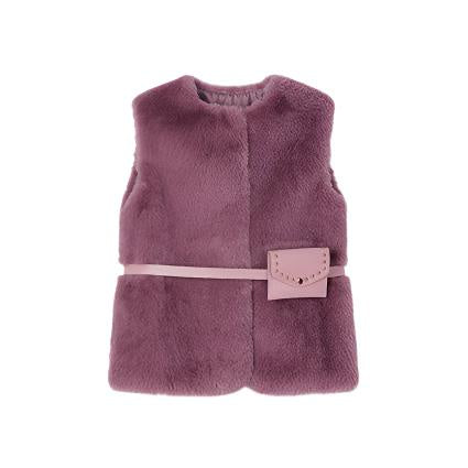 mayoral girls gilet-lilas