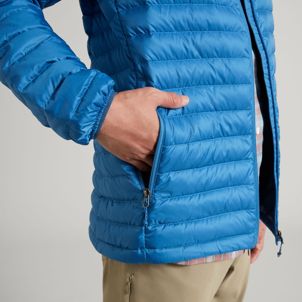 HELI MENS 600 FILL LIGHTWEIGHT DOWN JACKET Lilas Armagh