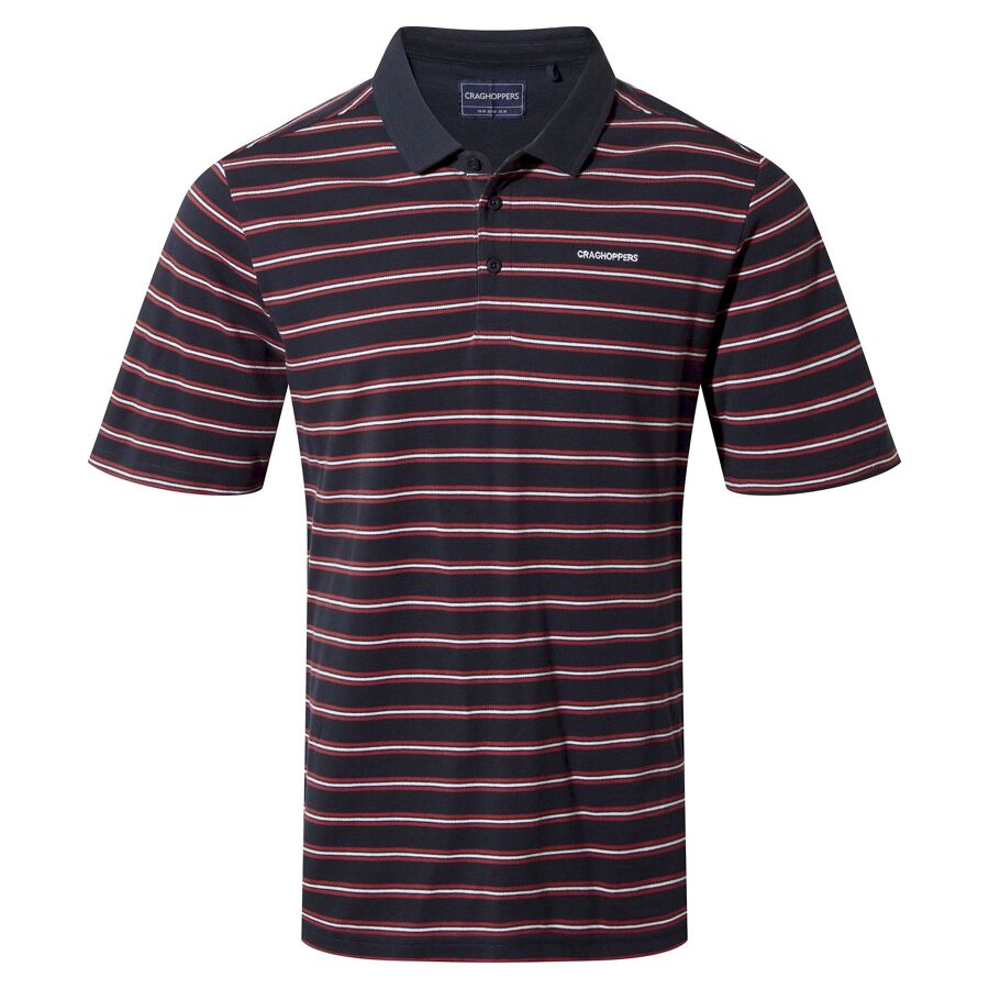 Stanton Polo- Navy/Red