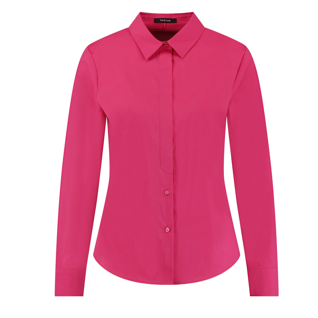 Pink Fitted Blouse